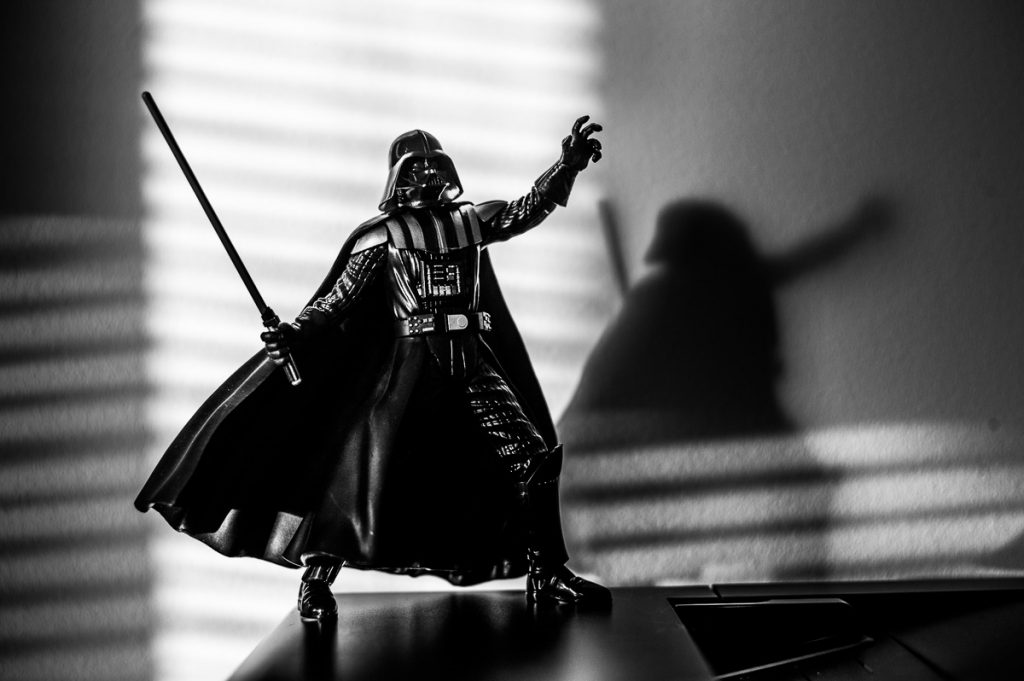 Darth Vader using the Force